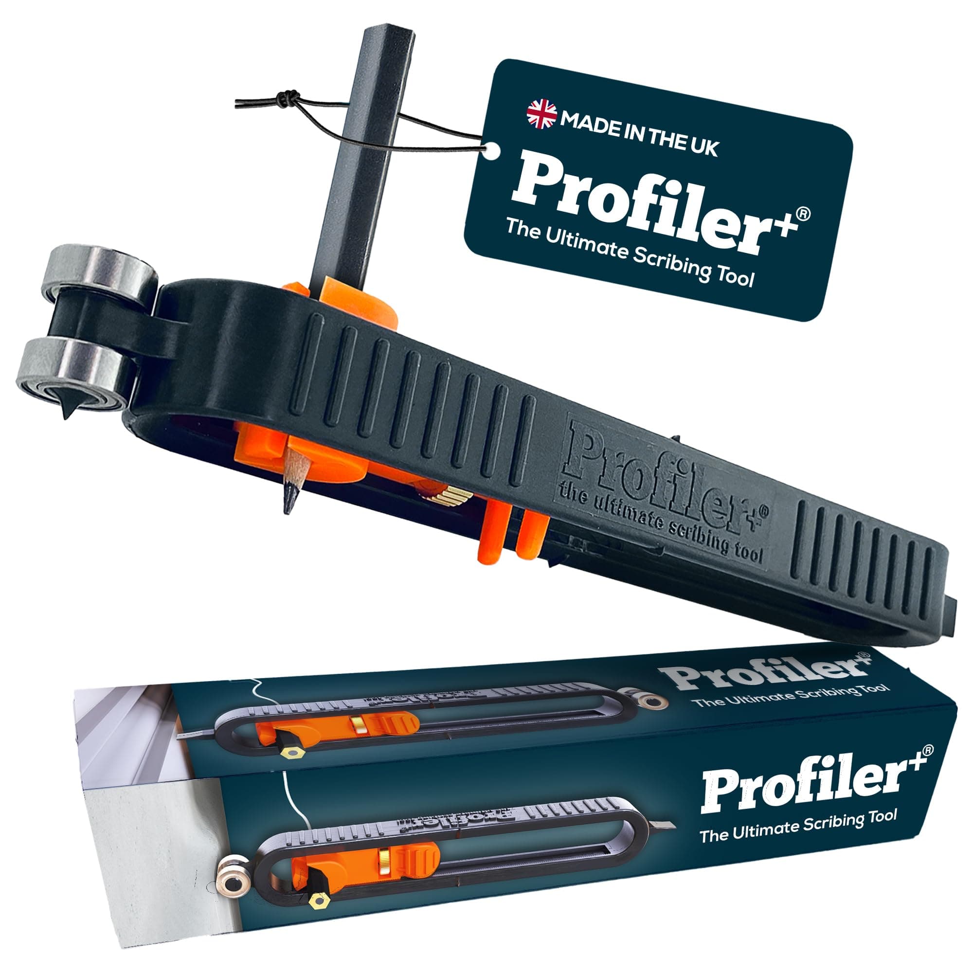 Profiler+ Multifunction Scribing Tool – Adaptable to Any Marker, Ultimate Precision Contour Scribe Tool for Accurate Woodworking, Cabinets, Flooring, and Carpentry