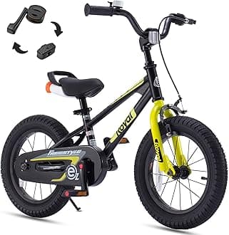 Royalbaby EZ Kids Bike, Innovation 2-in-1 Balance to Pedal Beginners Learning Bicycle Boys Girls Ages 3-9 Years, 12 14 16 18 Inch Multiple Colors, No Training Wheel Needed
