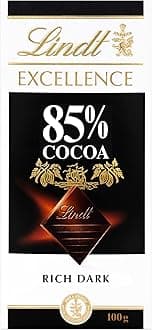 Lindt Excellence 85% Cocoa Extra Fine Dark Chocolate 100 Grams