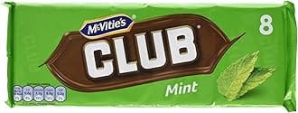 Club Biscuits Mint 8 Pack 195g