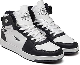 Carnival-13 Men's High Top Casual Chunky Fashion Sneakers,Dancing Shoes | Basketball Shoes with Rubber Outsole for Boys