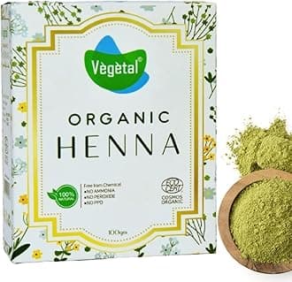 Vegetal Certified Organic Henna Powder -100g. (Pack of 2)