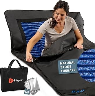 Infrared Sauna Blanket for Detox & Relaxation – Portable Far Infrared at Home Sauna for Detox, Muscle Tension Release and Recovery – RejuvaWrap Series with Adjustable Heat Settings
