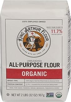 Organic All Purpose Artisan Flour, Unbleached, 2 LB (Pack of 12)