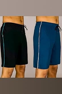 0-DEGREE Men's Regular Fit Shorts with Zip Pocket