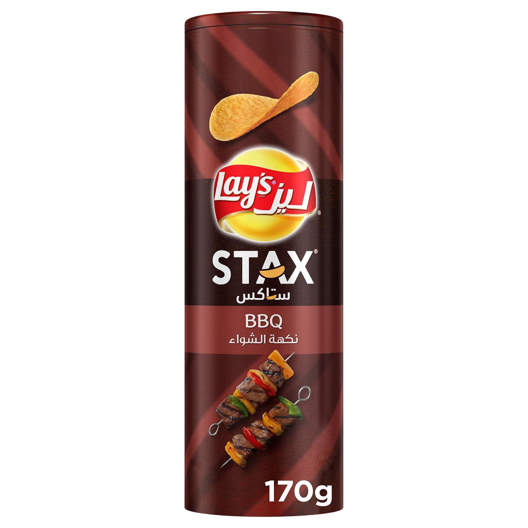 Stax Original Potato Crisps Classic Stackable Chips with Light Salted Flavor, 170 grams