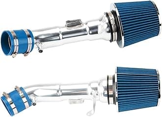 Cold Air Intake Kit with Filter Heat Shield for 2008-2013 INFINITI G37, 2009-2020 Nissan 370Z (Blue)