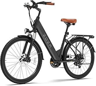 ElectricBikeforAdults26'',1200WPeakMotor,65MilesMaxRangeEBikeforAdultswith7-Speed,48VRemovableBattery,FrontSuspension,AdultElectricBicycleforCommuteBeachSnow