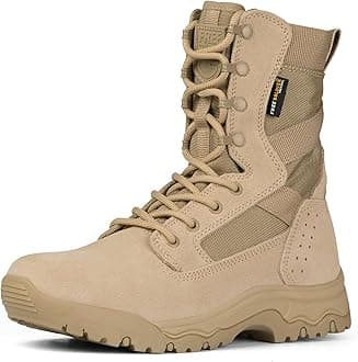 FREE SOLDIER Taktische Herrenstiefel 8 Zoll Leichte Kampfstiefel mens Military and Tactical Boot