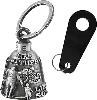 Motorcycle Bell Guardian Angel Drive Away Gremlin, Biker Bell for Men Women Rider Riding, Good Luck Gift