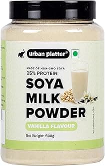 Urban Platter Vanilla Soy Milk Powder, 500g