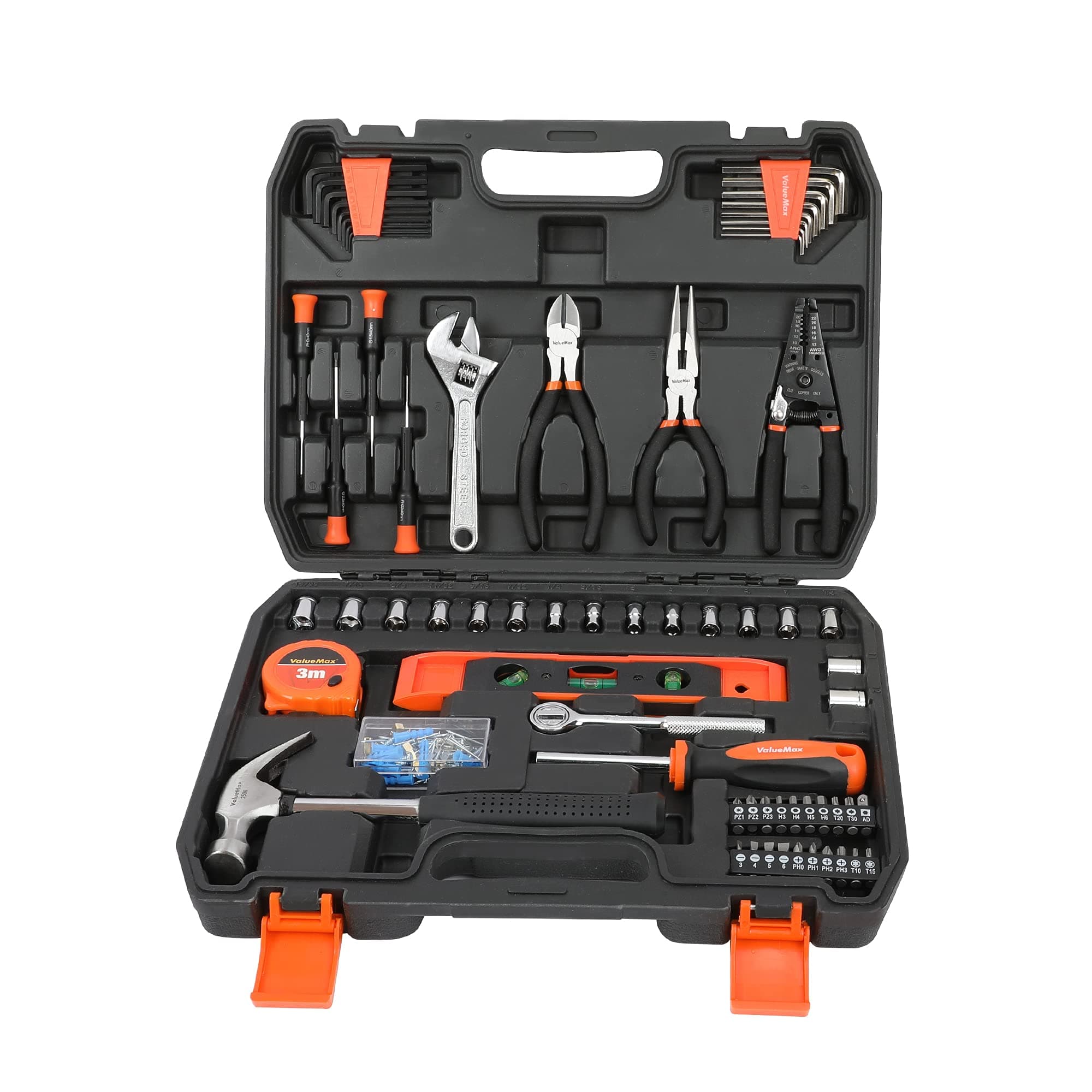 Household Tool Set 150 Pieces Tool Set with Storage Case for Renovation and Electrical Repair