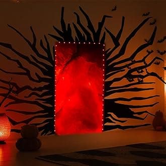 Gemscream 3 Pcs Halloween Scary Door Cover Gate Decoration Scary Spooky Halloween Background Cloths Banner Decor for Wall Window Classroom Office Home Indoor Outdoor Party Supplies