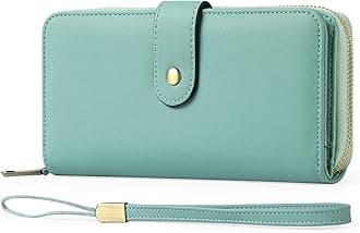 – Purses for Women Leather Ladies Purse Large Capacit Womens Wallet with Multiple Card Slots and Zipper Pocket