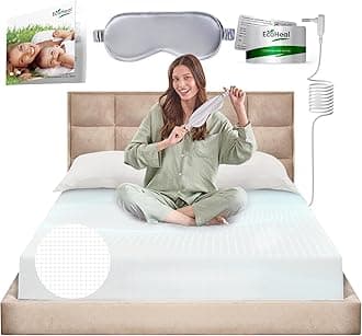 Earth Grounding Sheets Full Size with 12% Silver Fiber & 4% Silk & 84% Cotton - White - Quality Certified Grounded Well Bed Sheet - Conductive Fitted Sheet for Better Sleep