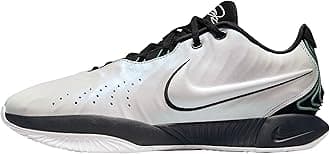 NikeLebron XXI Conchiolin Basketball Shoes (HF5841-100, White/Bicoastal/Photon Dust/Black) Size 13