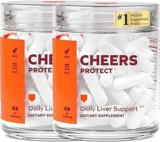 Protect | Daily Liver Supplement for Drinkers with L-Cysteine + DHM | Increase Glutathione Levels | 60 Doses | Cysteine, Dihydromyricetin, Milk Thistle, Prickly Pear, B-Vitamins, Ginger