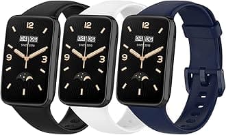 SenMore 3 Replacement Strap for Xiaomi Band 7 Pro Smart Watch, Soft Silicone Straps, Sports Watchband for Miband 7Pro, Quick Release, Comfortable and Waterproof Watch Replacement Bands