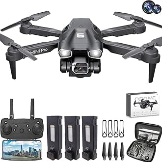MOCVOO Drone with Two Camera for Adults, 1080P HD Mini FPV Drones for Kids Beginners, Foldable RC Quadcopter Toys for Boys Girls with Altitude Hold, 3D Flip, 3 Speeds, Headless Mode, Carrying Case