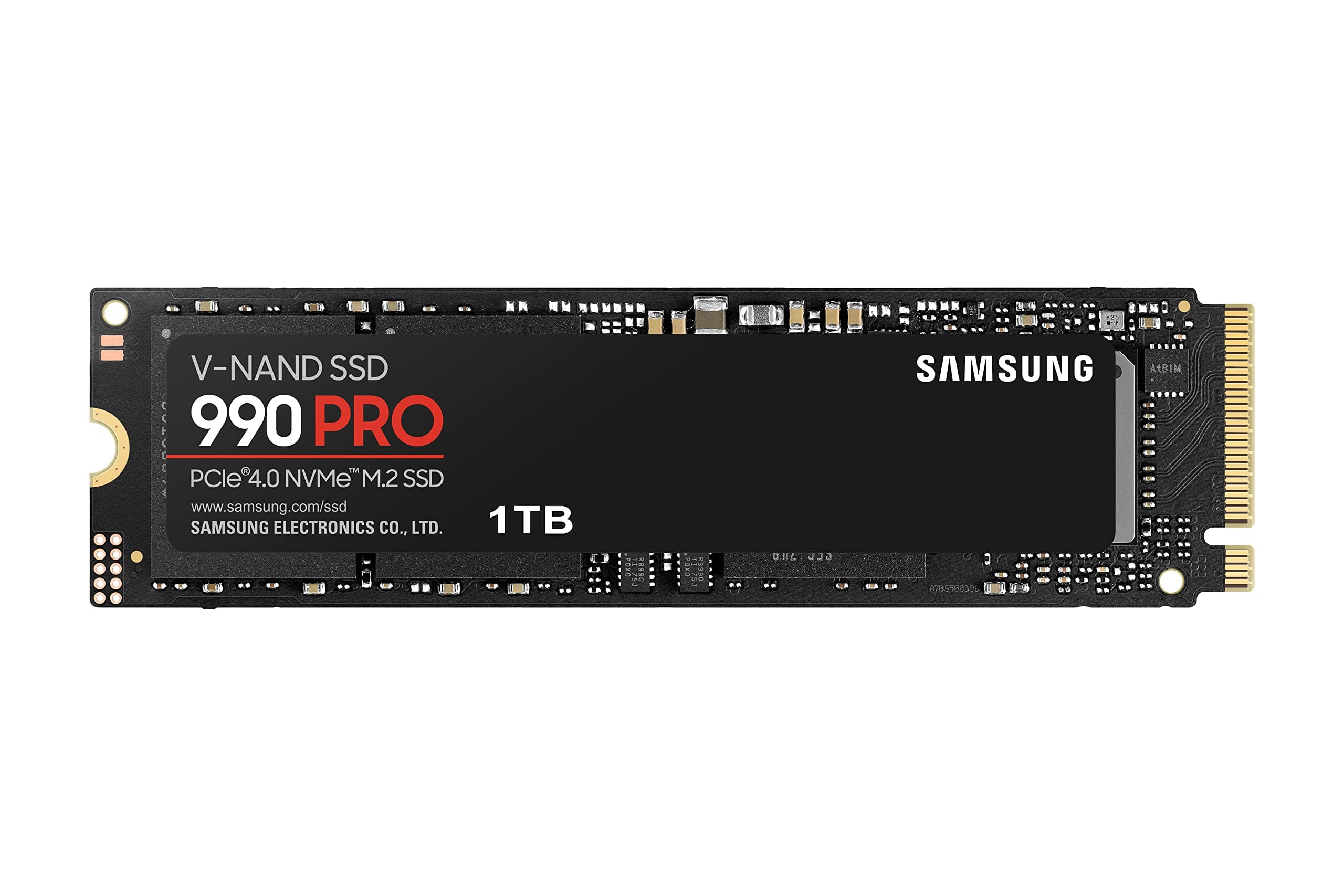 990 PRO SSD 1TB PCIe 4.0 M.2 Internal SSD, Seq. Read Speeds Up to 7,450 MB/s for High End Computing, Gaming, Video Editing and Heavy Duty Workstations, MZ-V9P1T0BW.