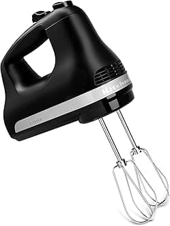 KHM512BM 5 Speed Hand Mixer, Black Matte