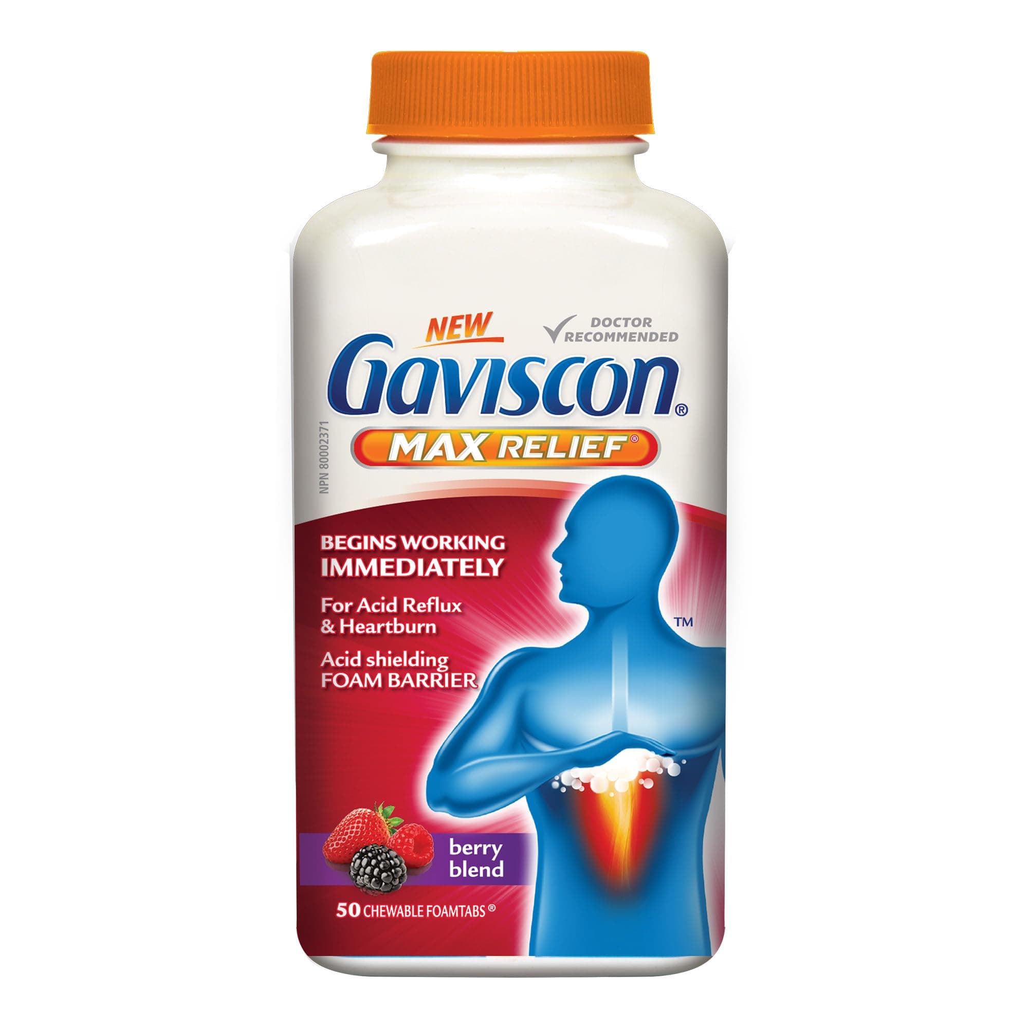 Gaviscon Max Berry Tablet, 50 Count