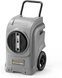 - 270 Pints Commercial Dehumidifiers with Pump, Portable Industrial Dehumidifier for Water Damage Restoration, Basements, Automatic Humidistat, Power-Off Memory,5 Years Limited Warranty