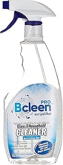 Bcleen بيكلين Glass & Household Cleaner, Unscented, 750 Ml