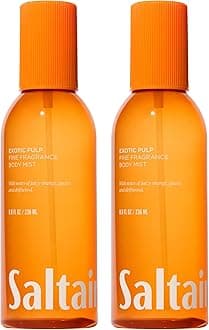 Saltair Body Mist 2 Pack - Fine Fragrance, Lightweight Body Spray Mist with Exotic Pulp Scent. Long Lasting Perfume Mist. 2x 8oz Bottles