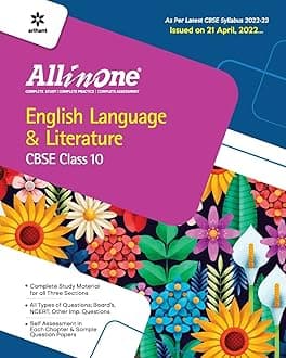 Cbse All in One English Language & Literature Class 10 2022-23 Edition (as Per Latest Cbse Syllabus Issued on 21 April 2022)