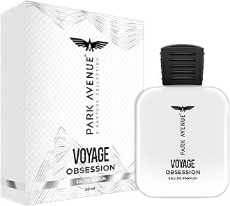 Park Avenue Voyage Obsession Signature Collection, Liquid Eau De Parfum Men, 50Ml | Long Lasting Perfume for Men | Diwali Gift | Premium Luxury Fragrance Scent | Aromatic Blend of Amber & Musk