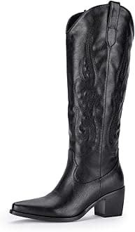 Pasuot Western Cowboy Boots for