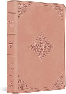 ESV Value Large Print Compact Bible (TruTone, Pink, Fleur-de-lis Design): Holy Bible, English Standard Version