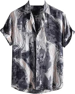 Leriya Fashion Men LF-MS-6059 Shirt for Men | Mens Casual Shirt | Men Stylish Shirt | Men Printed Shirt | Men's Regular Fit | Men Formal Shirt | Half Sleeve Shirt (pack of 1)