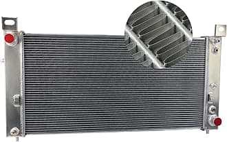 CU2423 34 Inch 4 Row Aluminum Radiators for 1999-2014 Cadillac Escalade, Chevy Sonora Tahoe Avalanche Cheyenne Suburban Silverado 1500 2500 3500, GMC Yukon XL, Radiator Radiador