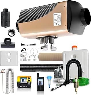 7kW Diesel Heater 12V All in One Water Air Heating,Diesel Water Heater With LCD Display,RV Water Heater, Diesel Parking Heater for RVs, Trucks,Ships