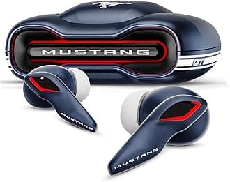 - Mustang Torq Wireless in Ear Earbuds with 60H Playtime, App Support, Quad Mic ENC, 45ms Low Latency, 13mm Driver, Breathing LEDs, Made in India Ear Buds Wireless (Blue)