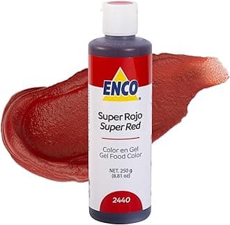 ENCO GEL FOOD COLOR 8.8 OZ (SUPER RED 2440)