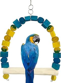 Congo® Swing for Blue and Glod Macaw | Bird cage Accessories | Bird Toys for cage | 78X50cm