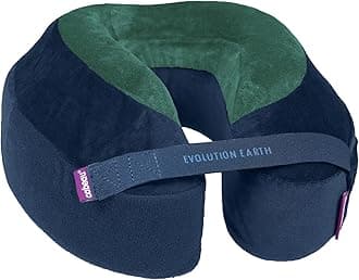 CabeauCabeau Evolution Earth Memory Foam Travel Neck Pillow The Best Travel Pillow with 360° Head, Neck and Chin Support - Terra