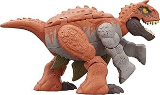 Jurassic World Dinosaur Transforming Toy, 11 Step Carnotaurus to Stegosaurus Double Danger 2 in 1 Toy, Fierce Changers