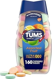 74610 Ultra Strength Assorted Fruit Antacid Chewable Tablet for Heartburn Relief, Pack of 160
