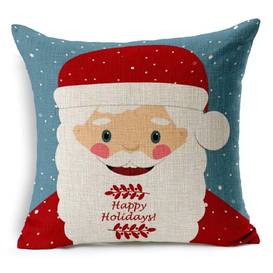 Pillow Case,AutumnFall Christmas Tree Sofa Bed Home Decor Pillow Case Cushion Cover (E)