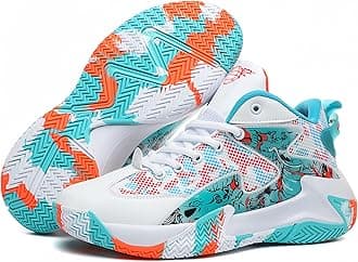 Qiucdzi Basketball Shoes for Men Indoor or Outdoor Anti Slip Sports Sneaker for Basketball Fitness Workout Shoes