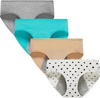 Demifill Teen Girls Period Underwear Cotton Soft Women Panties For Teens Briefs