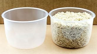 2 pack Rice Measuring Cup Clear Bright Kitchen Brand Cooker Replacement Cup (2 Rice Cups)