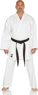 Ronin Karate Gi - Lightweight Student Karate Uniform - Professional Quality Made Kimono - Advanced 100% Cotton Martial Arts Kit Style Karate Training for Adults & Kids.