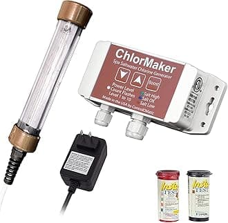ChlorMaker Saltwater Chlorine Generation System for Spas and Hot Tubs Up to 2,000 Gallons, Converts Any Spa to Saltwater System