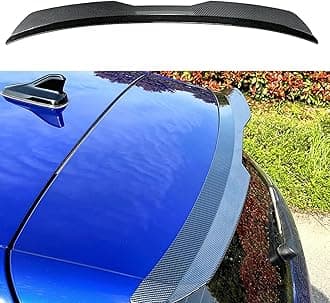 Car Rear Spoiler for Mazda CX-9 I 2007 2008 2009-2013 2014 2015 2016, Rear Trunk Spoiler Tail Wing Rear Roof Spoilers Lip, Car Styling Accessories,Carbon Fiber Look