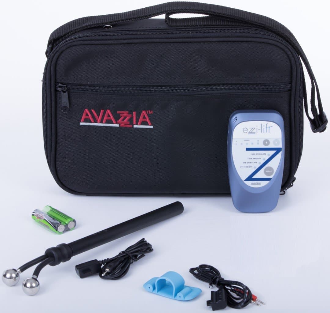 ezzi-lift System with Y-Electrode Microcurrent Galvanic Facial Machine with Carrying Case